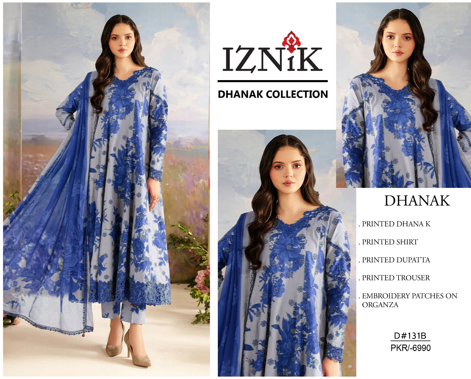 Iznik Dhanak 3pc suit